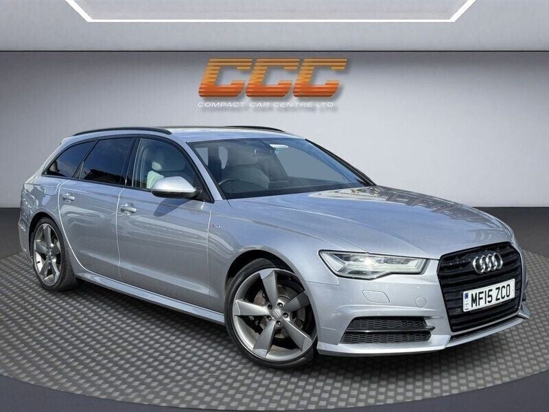 Silver Used 2015 Audi A6 Black Edition Estate | £11,250 (Good price) - Image 1/2