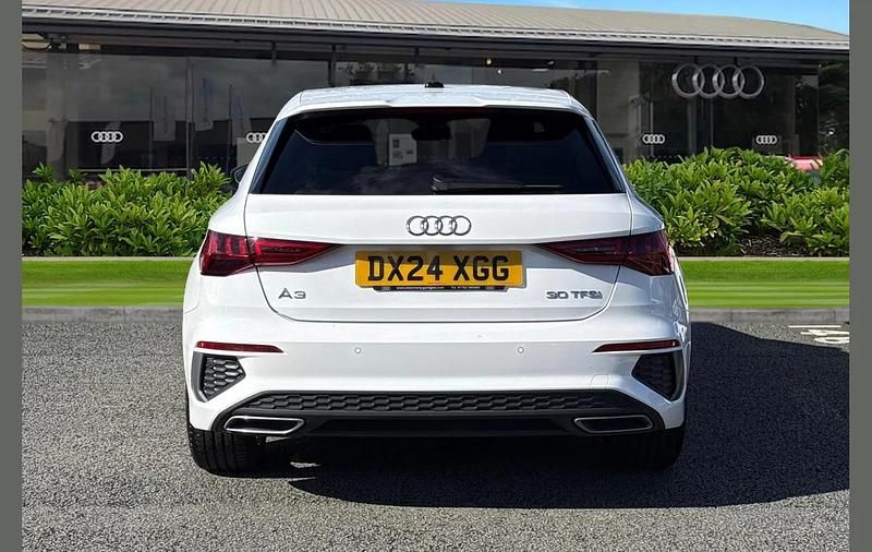 Used Audi A3 S-Line 108 HP (79 kW) 2024 White Hatchback