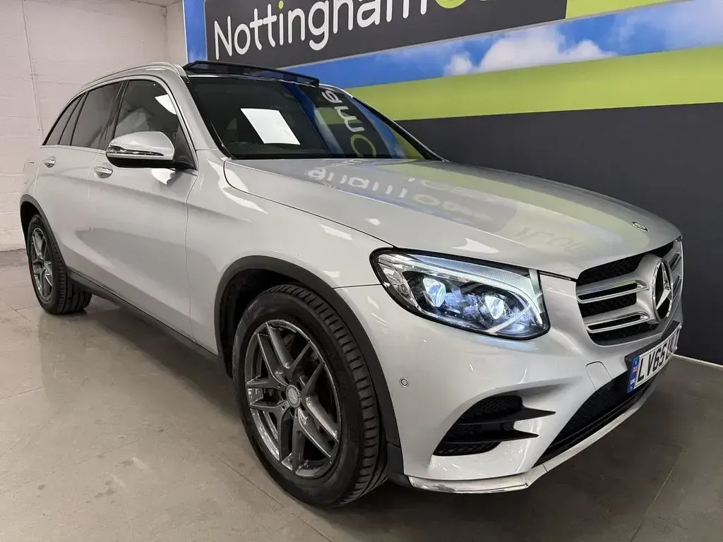 Used Mercedes GLC220 AMG line 170 HP (125 kW) 2015 Silver SUV