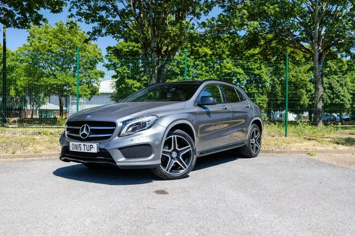 Used Mercedes GLA220 AMG line 177 HP (130 kW) 2016 Grey SUV