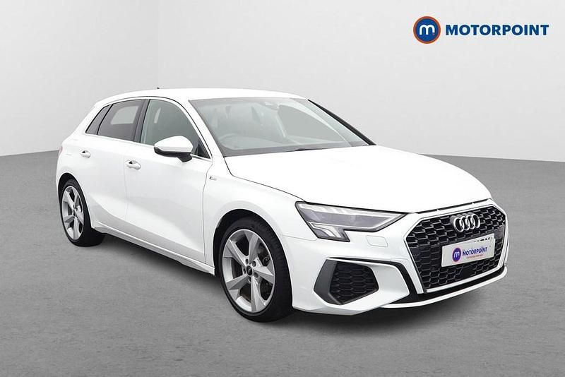 Used Audi A3 S-Line 2021 White Sedan