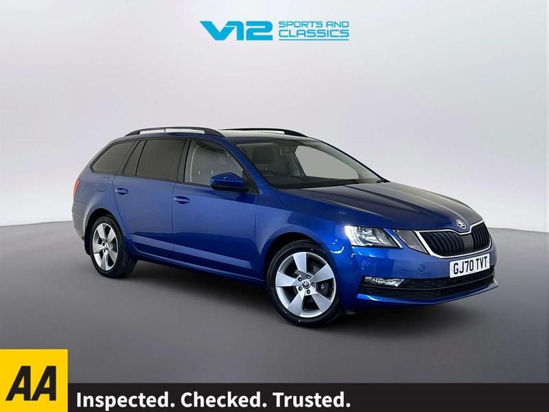 Used Skoda Octavia SE Drive 115 HP (84 kW) 2020 Blue Estate