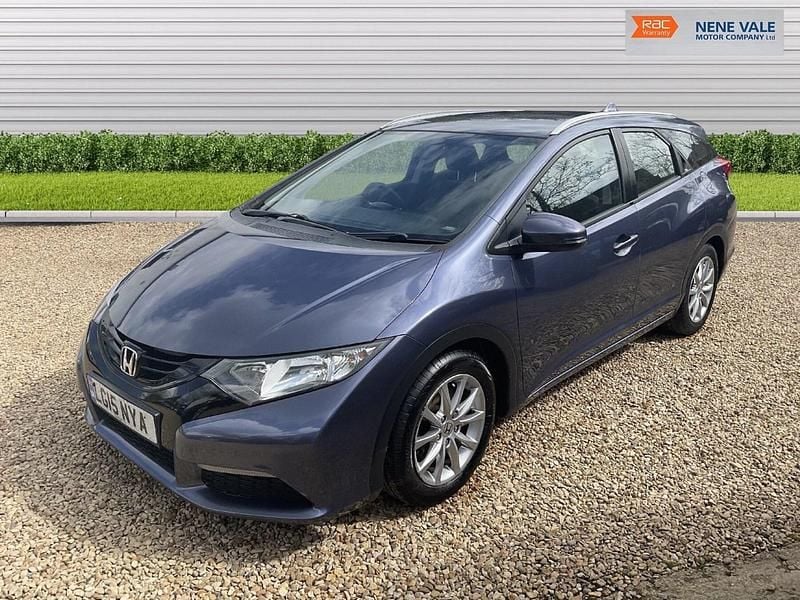 Begagnad Honda Civic S 2015 Blå Kombi