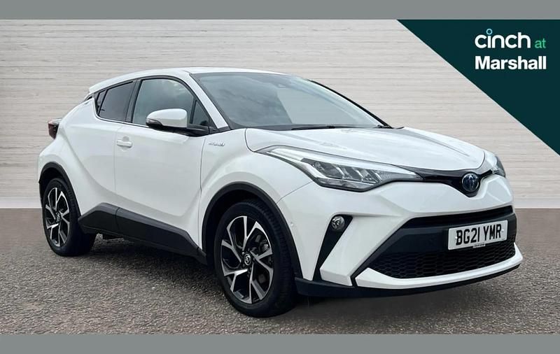 White Used 2021 Toyota C-HR Design SUV | £18,593 (Fair price) - Image 1/4