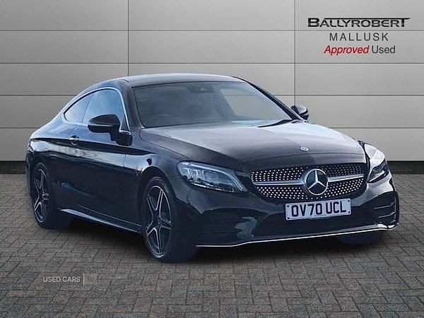 Black Used 2020 Mercedes C220 AMG Line Premium Plus Coupe | £25,995 (Expensive) - Image 1/4