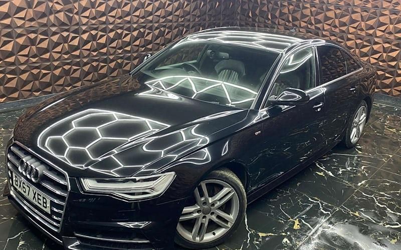 Usado Audi A6 S-Line 190 CV (139 kW) 2017 Negro Berlina