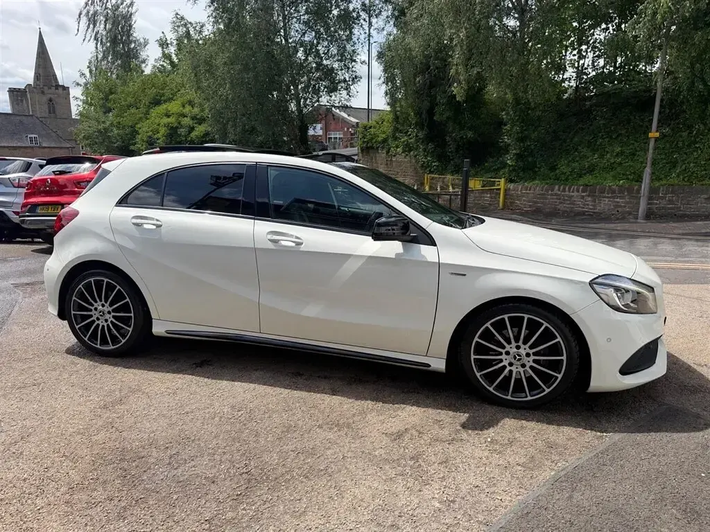 Used Mercedes A200 Premium Plus 136 HP (100 kW) 2017 White Hatchback