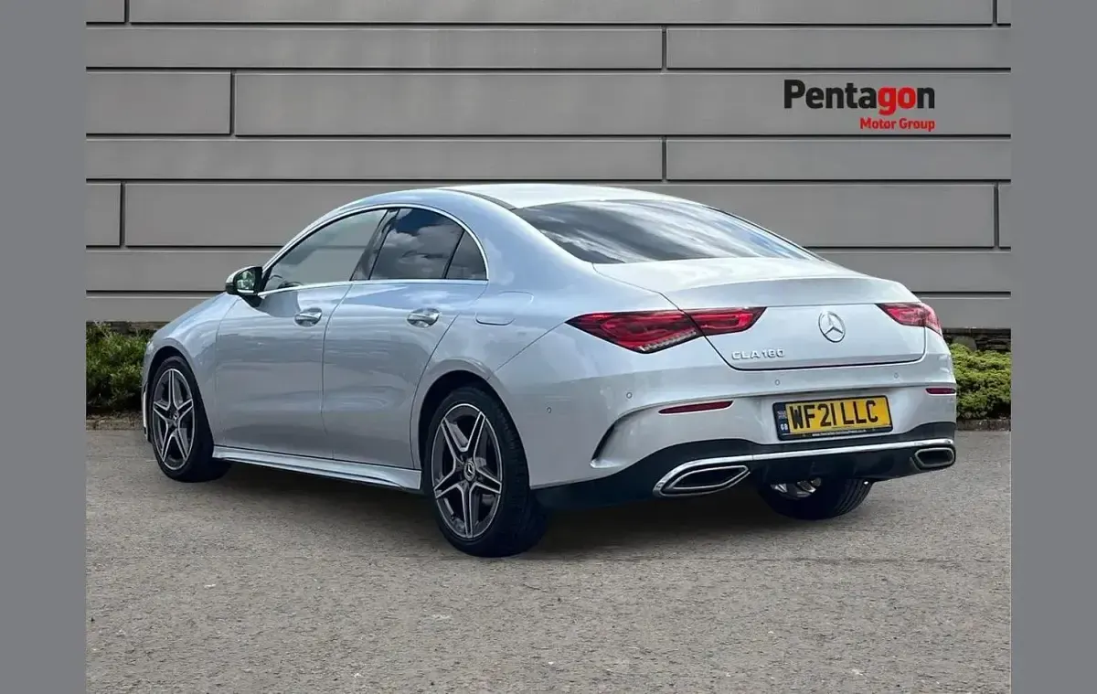 Used Mercedes CLA180 AMG Line Premium 134 HP (98 kW) 2021 Silver Sedan