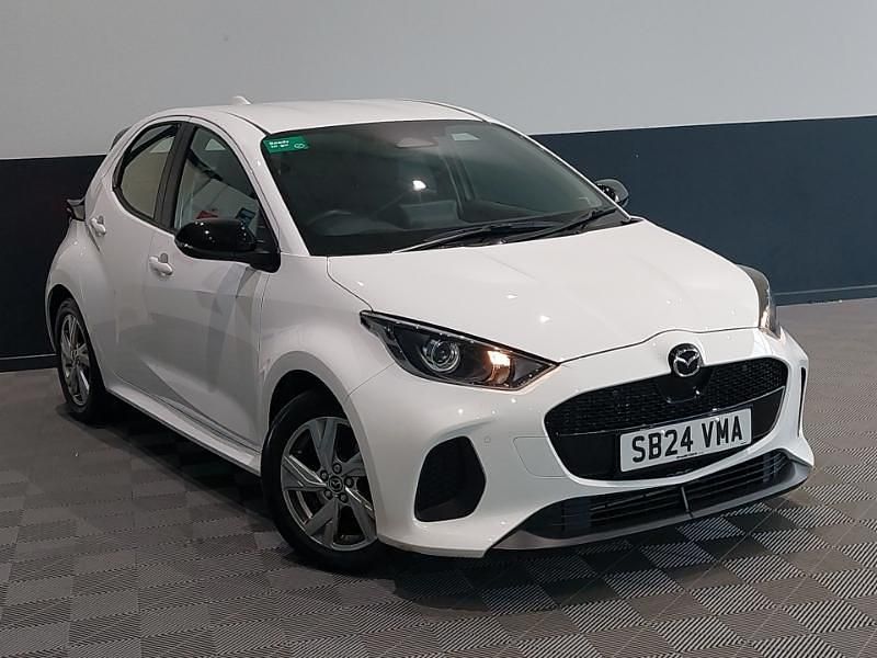 White Used 2024 Mazda 2 Exclusive-Line Hatchback | £15,498 (Fair price) - Image 1/4