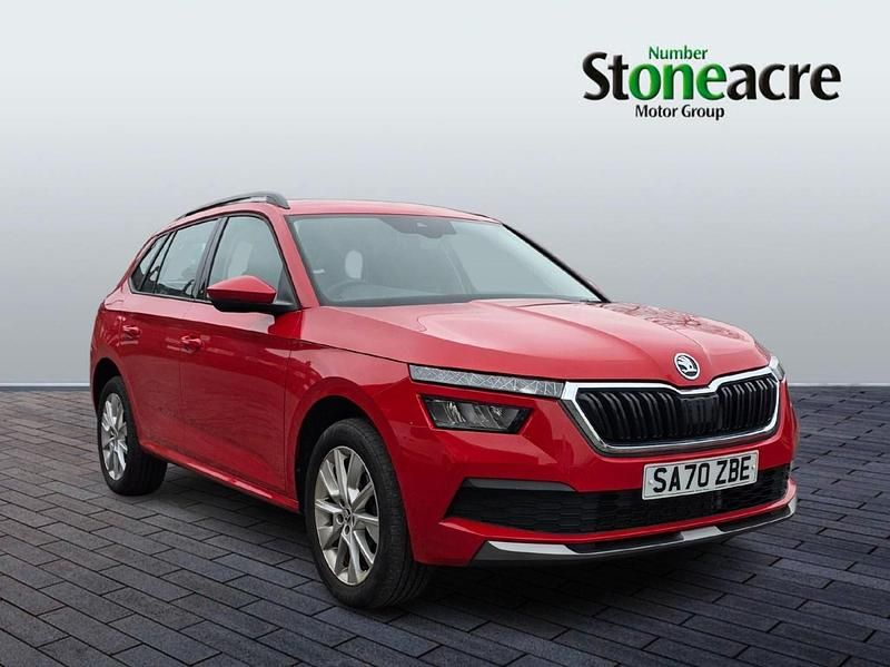 Used Skoda Kamiq SE 116 HP (85 kW) 2020 Red SUV