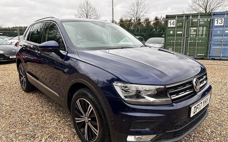 Used VW Tiguan SE 190 HP (139 kW) 2017 Blue SUV