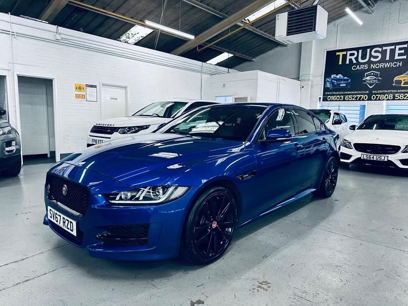 Blue Used 2017 Jaguar XE R-Sport Sedan | £11,995 (Fair price) - Image 1/4