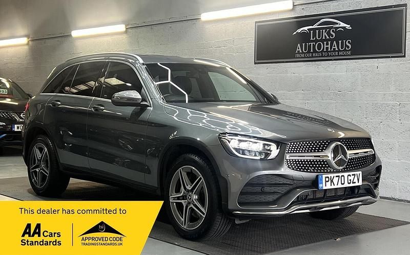 Grey Used 2020 Mercedes GLC300 AMG line Estate | £27,395 (Fair price) - Image 1/4