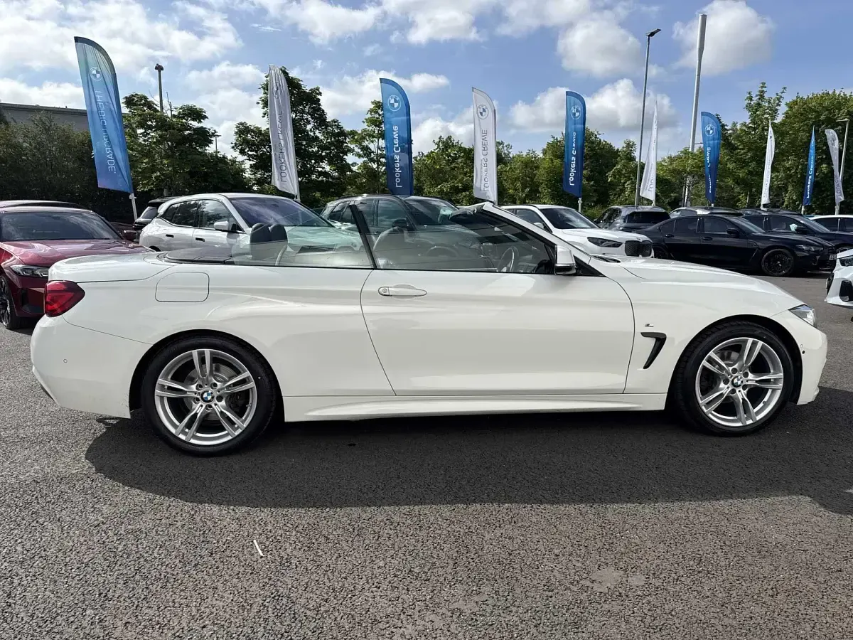 Used BMW 420 M Sport 181 HP (133 kW) 2019 White Cabriolet