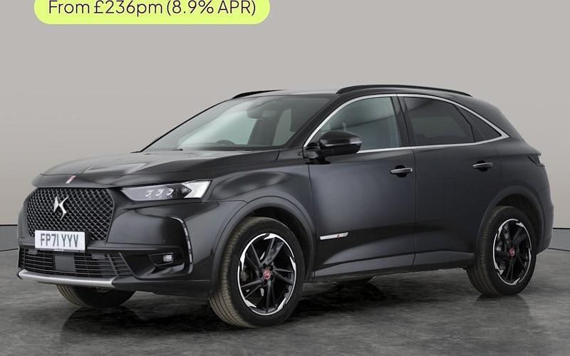 Used DS Automobiles DS7 Crossback Performance Line Plus 131 HP (96 kW) 2021 Black SUV