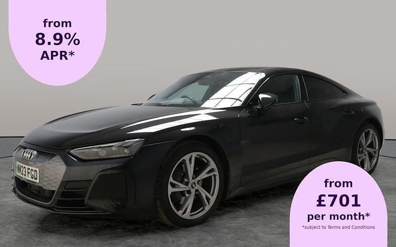 Black Used 2023 Audi e-tron GT quattro Comfort Sedan | £42,990 (Super price) - Image 1/2