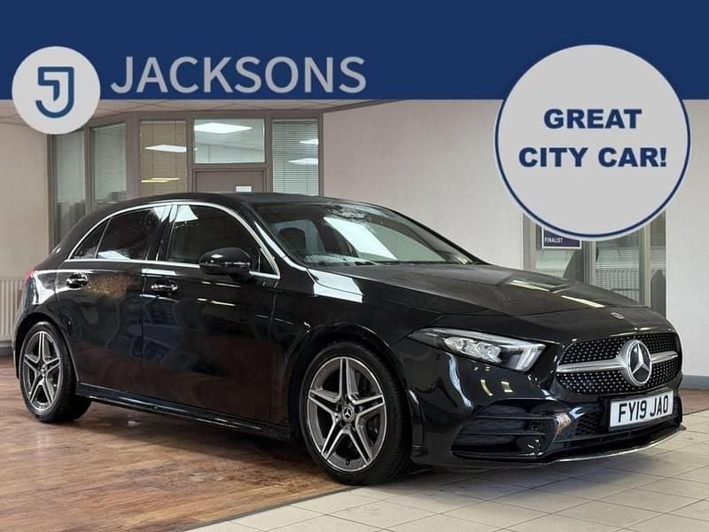 Black Used 2019 Mercedes A250 AMG Line Premium Hatchback | £16,995 (Fair price) - Image 1/3
