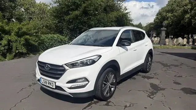 Used Hyundai Tucson GO! 116 HP (85 kW) 2018 White SUV