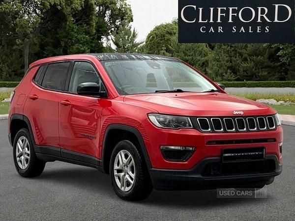 Used Jeep Compass Sport 120 HP (88 kW) 2019 Red SUV