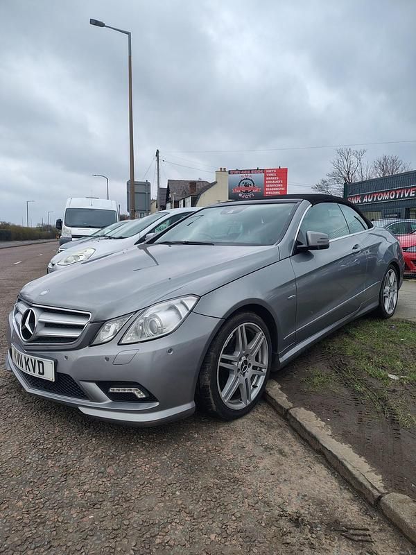 Used Mercedes E350 2011 Silver Cabriolet