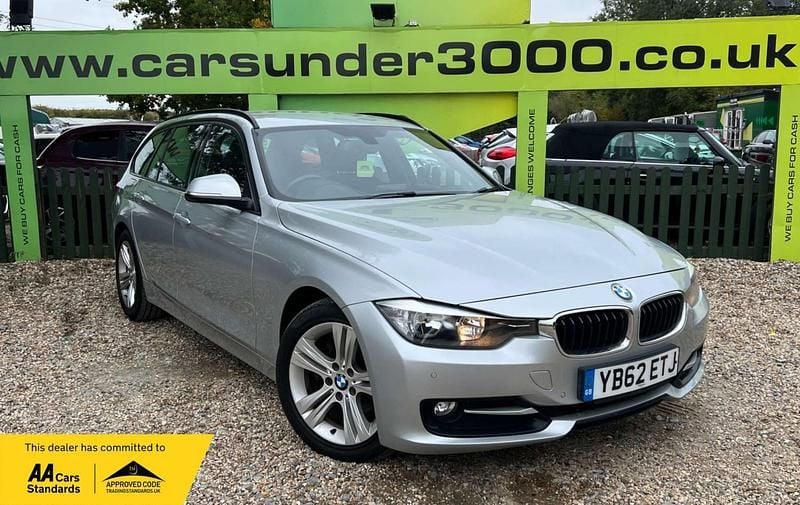Silver Used 2012 BMW 320 Sport Line Estate | £6,225 (Fair price) - Image 1/4