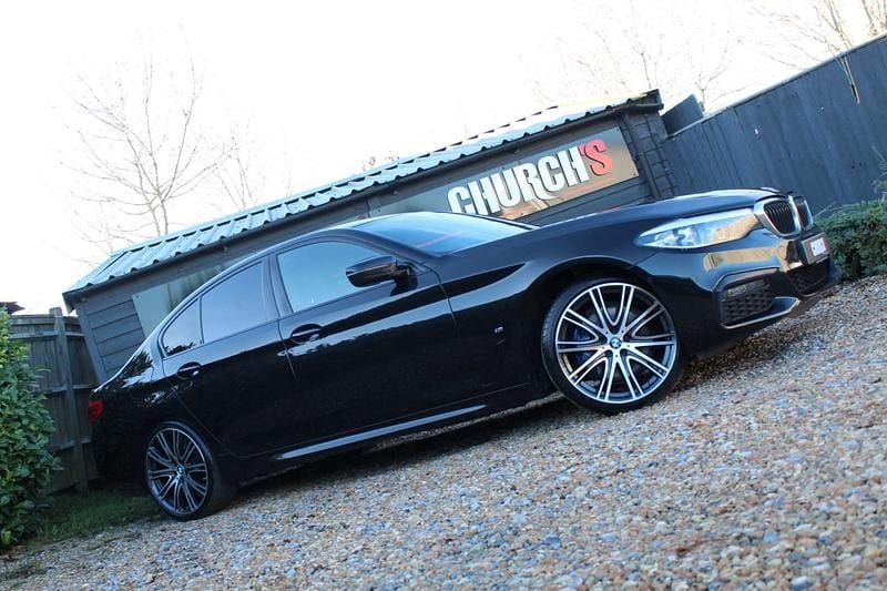 Black Used 2019 BMW 530e M Sport Sedan | £15,490 (Fair price) - Image 1/4