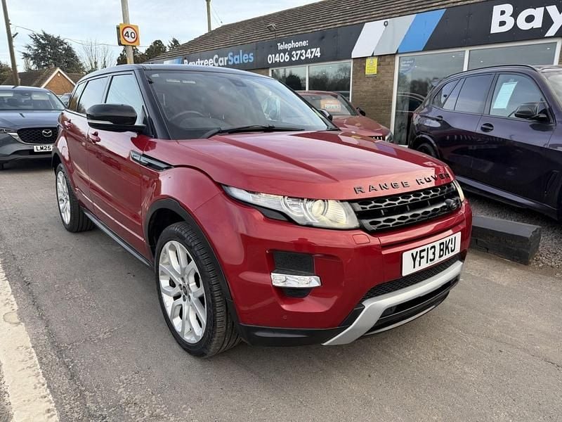 Used Land Rover Range Rover evoque Dynamic 2013 Red SUV