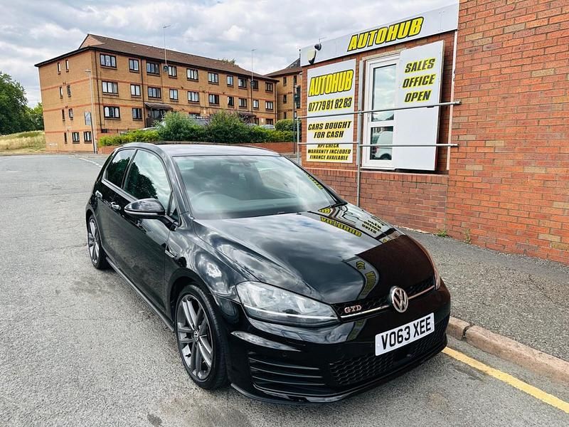 Black Used 2013 VW Golf VII GTD Hatchback | £8,295 (A bit pricey) - Image 1/4