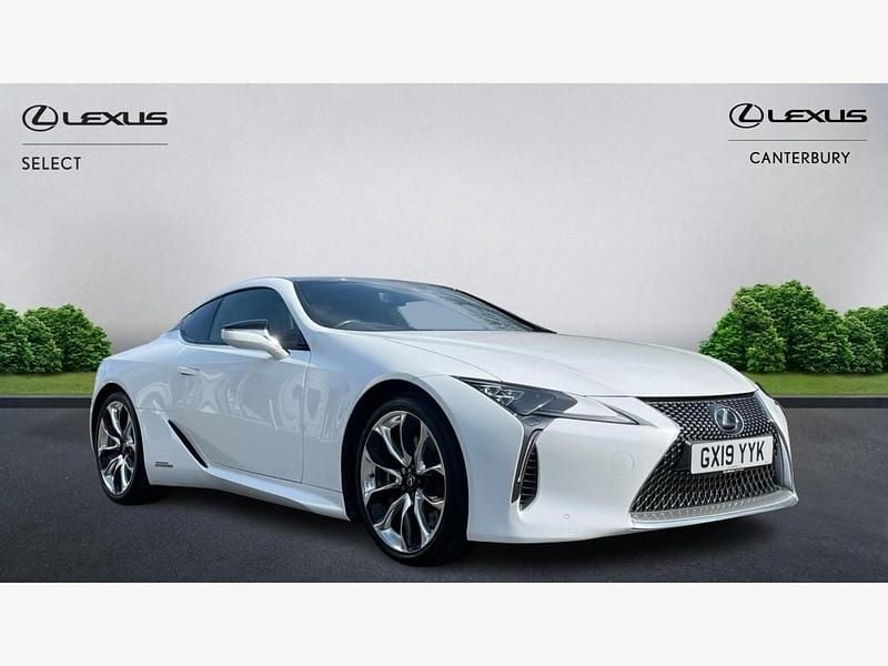 Used Lexus LC 500 Sport Line 2019 White Coupe