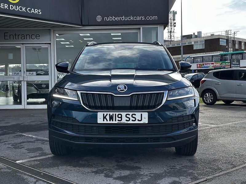 Used Skoda Karoq SE L 115 HP (84 kW) 2019 Blue SUV