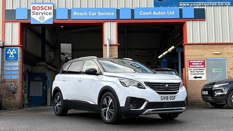 White Used 2018 Peugeot 5008 Allure Hatchback | £11,995 (Fair price) - Image 1/4