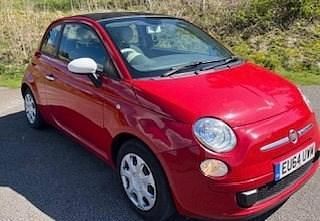 Used Fiat 500 2014 Red Cabriolet