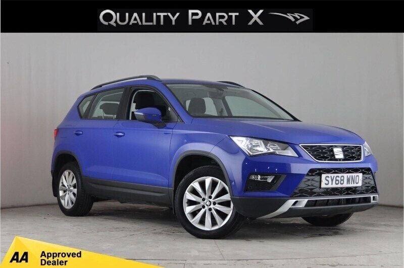 Blue Used 2018 Seat Ateca SE SUV | £11,374 (Good price) - Image 1/4