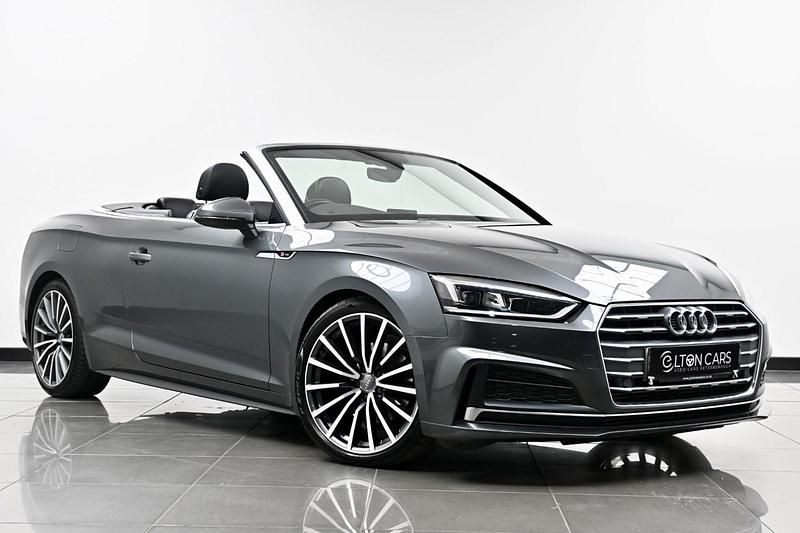 Grey Used 2019 Audi A5 Cabriolet S-Line Cabriolet | £14,990 (Fair price) - Image 1/4