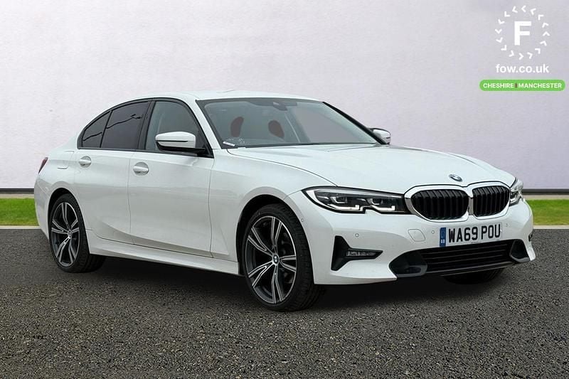 White Used 2019 BMW 320 Sport Line Sedan | £16,799 (Good price) - Image 1/4
