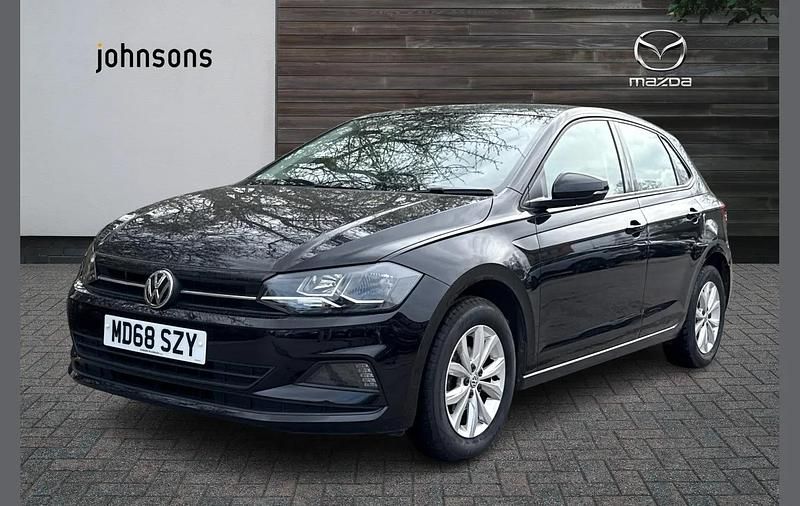 Used VW Polo SE 64 HP (47 kW) 2019 Black Hatchback