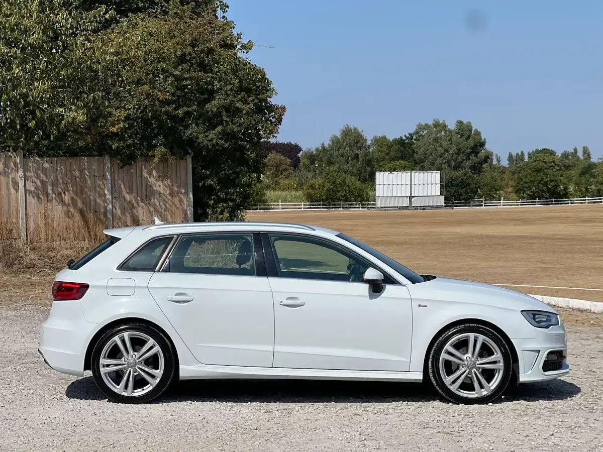 Used Audi A3 Sportback S-Line 2015 White Hatchback