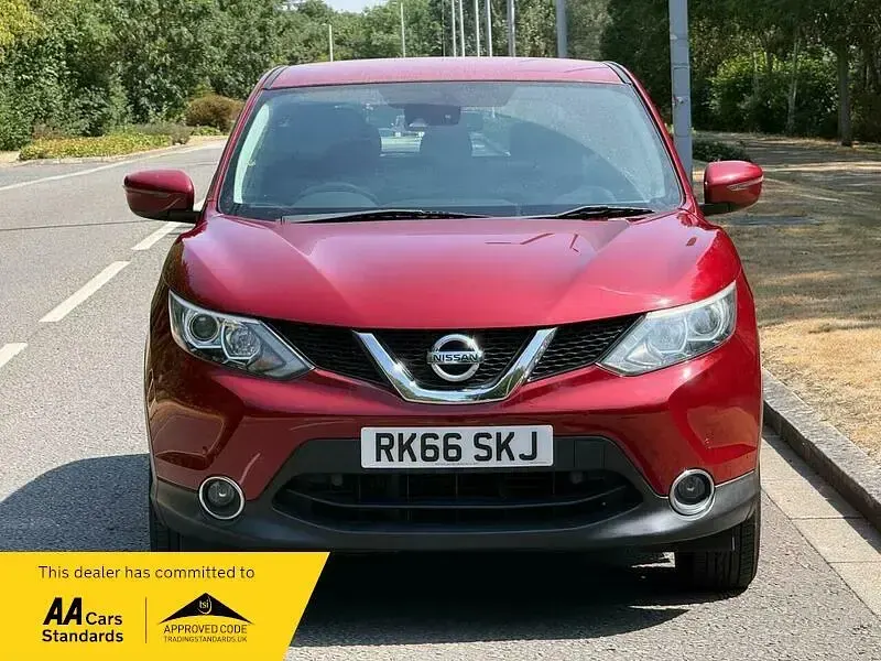 Used Nissan Qashqai Acenta 110 HP (80 kW) 2016 Red SUV