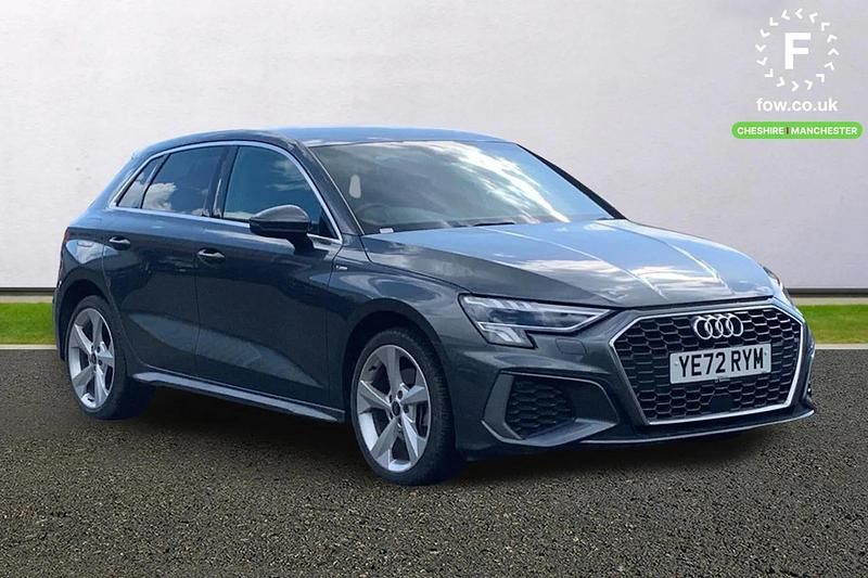 Begagnad Audi A3 Sportback e-tron S-Line 2022 Grå Halvkombi