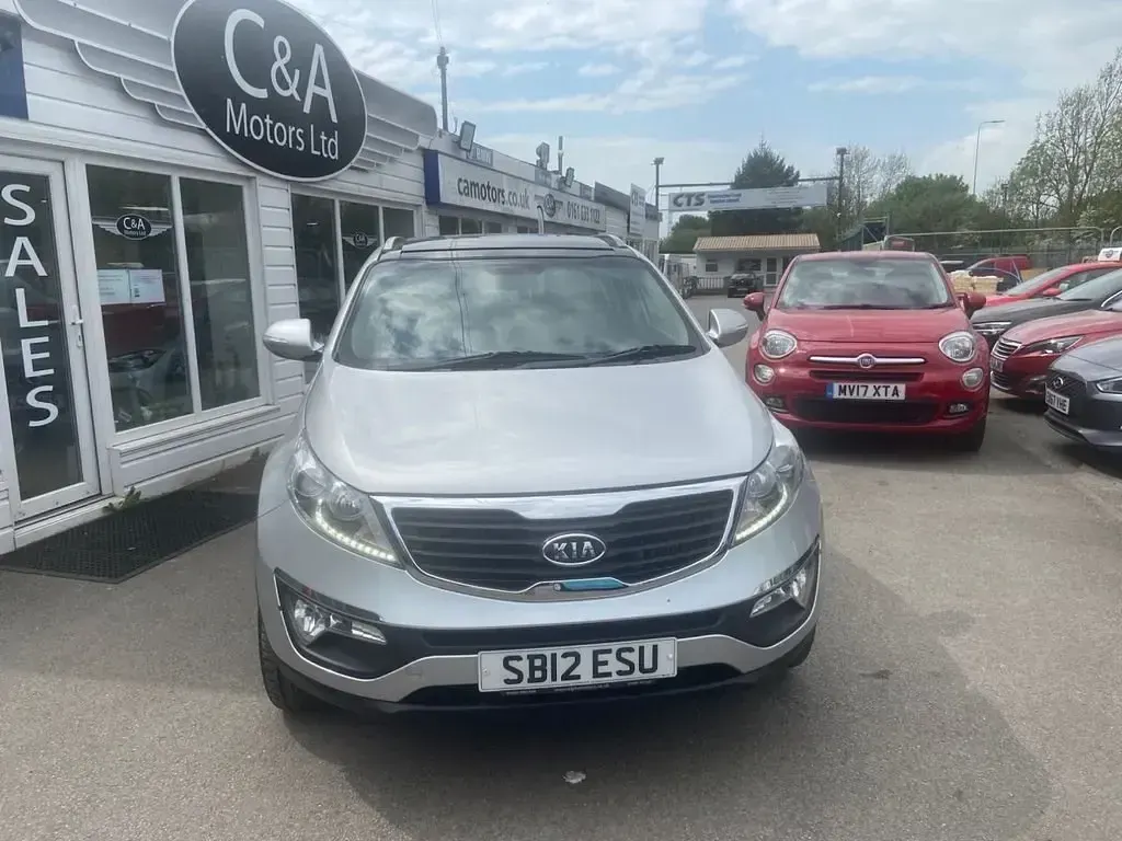Używany Kia Sportage 115 KM (84 kW) 2012 Srebrny SUV