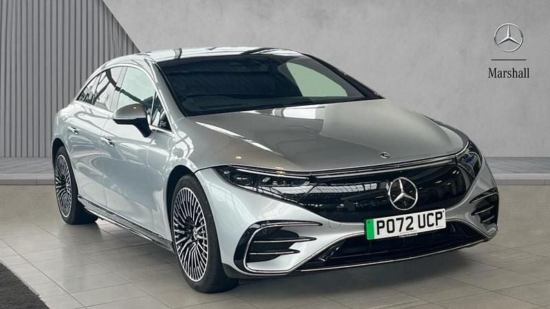 Silver Used 2022 Mercedes EQS450+ AMG Line Premium Plus Sedan | £51,880 (Fair price) - Image 1/4