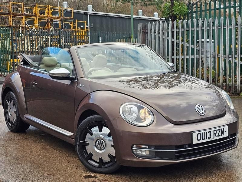 Brown Used 2013 VW Beetle Edition Cabriolet | £9,995 (Fair price) - Image 1/4