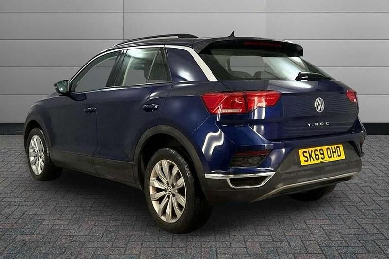 Used VW T-Roc SE 113 HP (83 kW) 2019 Blue SUV