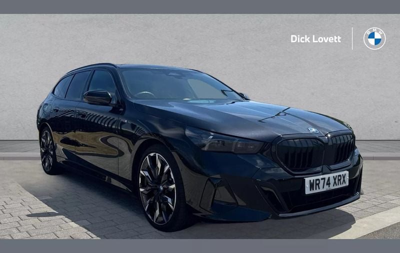 Black Used 2024 BMW 530e M Sport Estate | £64,990 - Image 1/4