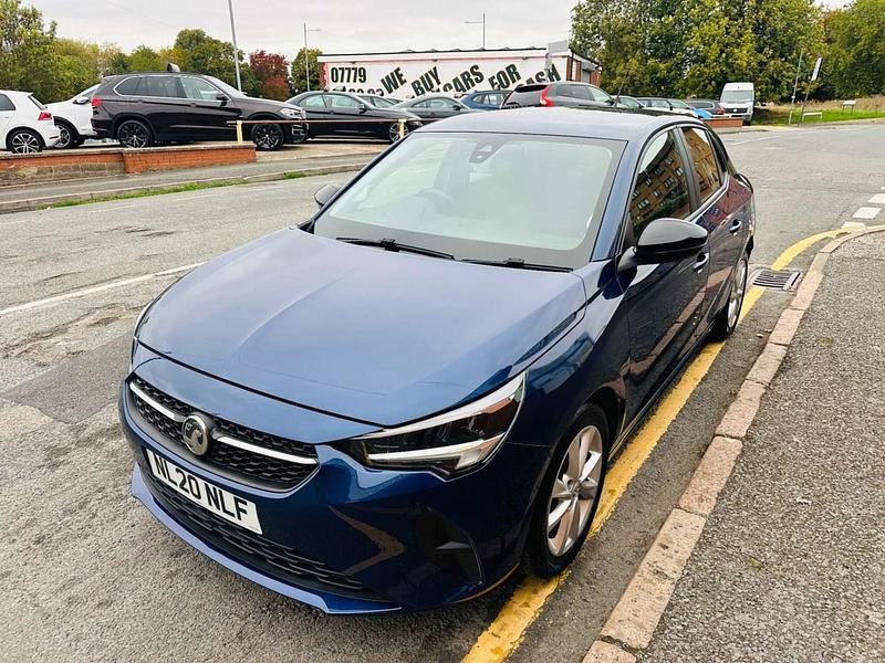 Used Vauxhall Corsa S 100 HP (73 kW) 2020 Blue Hatchback
