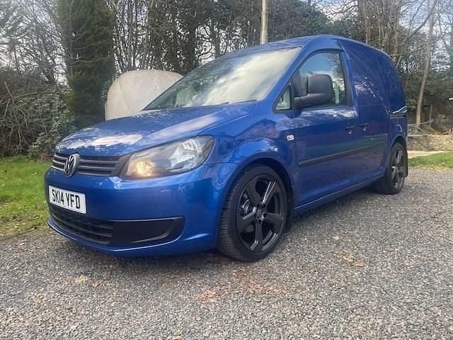 Used VW Caddy Startline 75 HP (55 kW) 2014 Blue MPV
