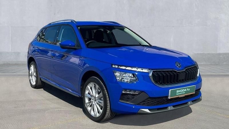 Energy blue Used 2025 Skoda Kamiq SE L SUV | £23,750 (Expensive) - Image 1/4