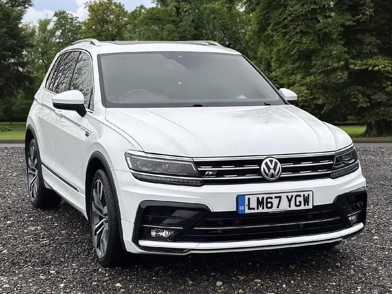 White Used 2018 VW Tiguan R-line SUV | £19,995 (Good price) - Image 1/4