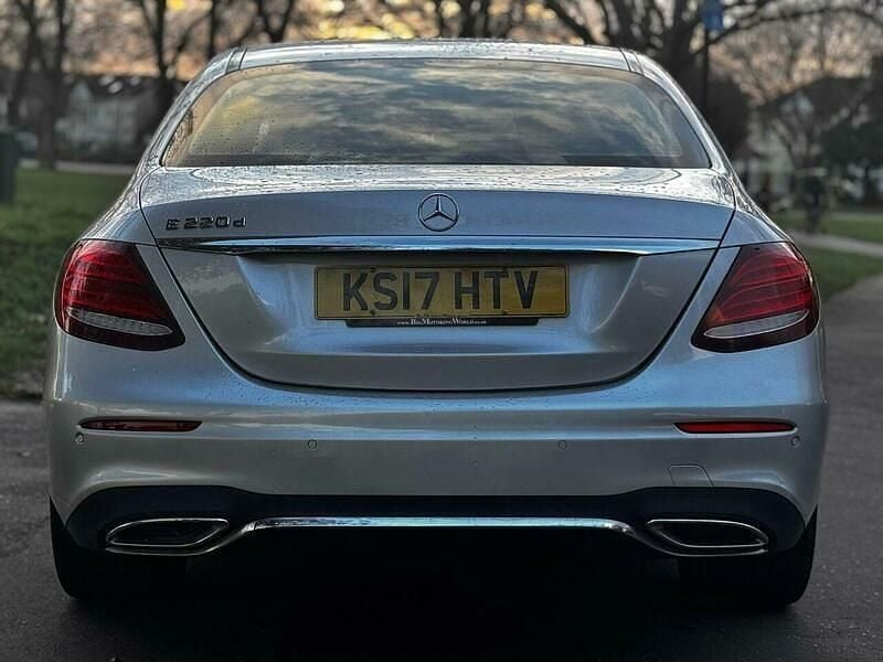 Used Mercedes E220 AMG line 194 HP (142 kW) 2017 Silver Sedan
