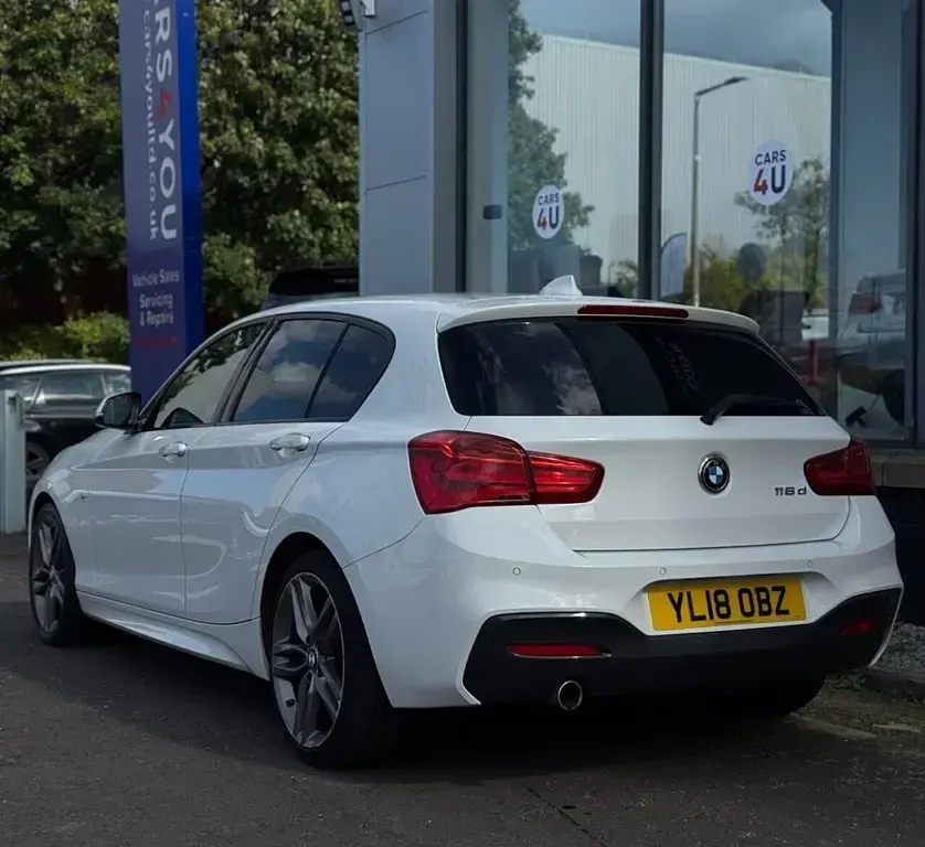 Używany BMW 116 M Sport 116 KM (85 kW) 2018 Biały Hatchback